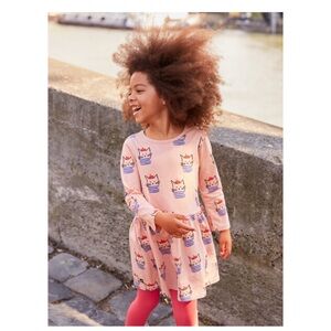 Tea Collection Paris Cat long sleeve Dress